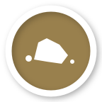 Object on road map icon. Object or road debris.