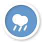 Weather (generic) map icon. Compact general weather hazard.